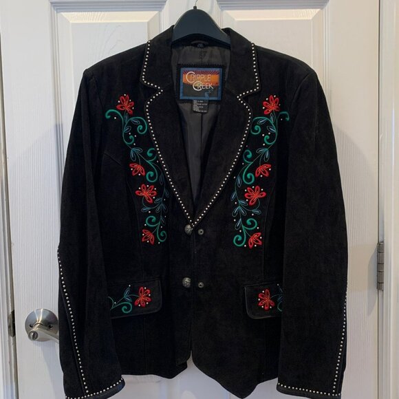 Cripple Creek Vintage Suede Leather Jacket NWOT - Picture 2 of 9